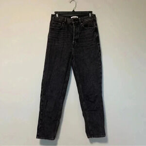 PacSun ultra high rise slim black jeans  button fly